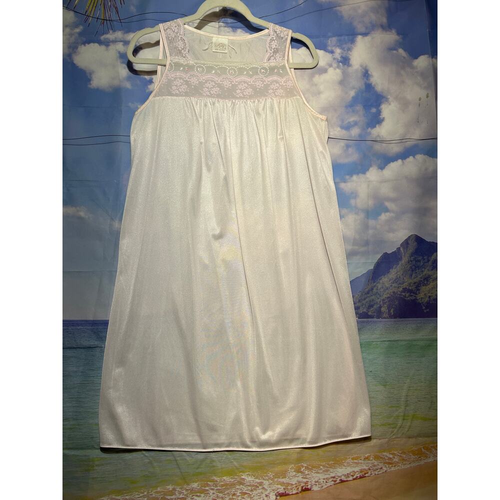 Vintage Women's Katz Silky Nightgown no size tag see pics for size